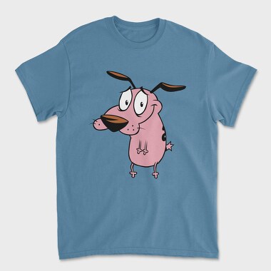 Cartoon Retro Courage the Cowardly Dog 5, Tricou Barbati (Unisex)