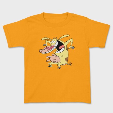 Cartoon Retro Cow and Chicken 3, Tricou Copii