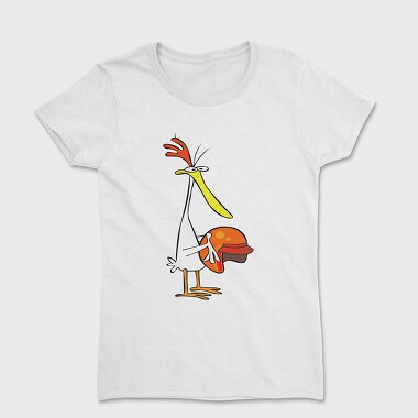 Cartoon Retro Cow and Chicken 5, Tricou Femei