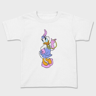 Cartoon Retro Daisy Duck 4, Tricou Copii