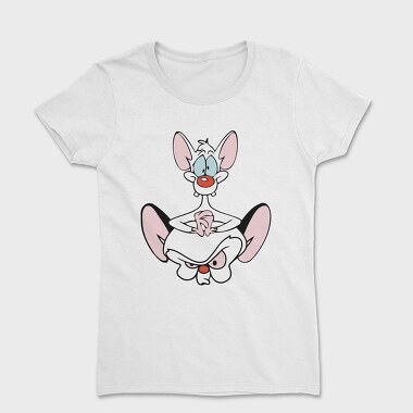 Cartoon Retro Pinky and Cerebro 1, Tricou Femei