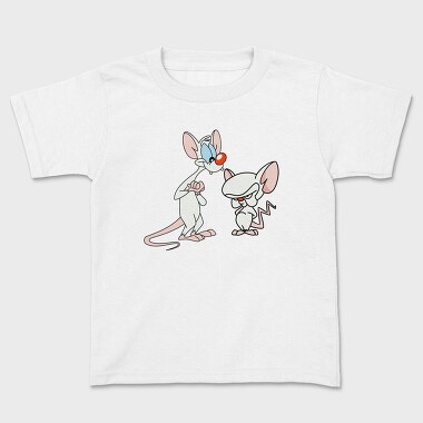 Cartoon Retro Pinky and Cerebro 3, Tricou Copii