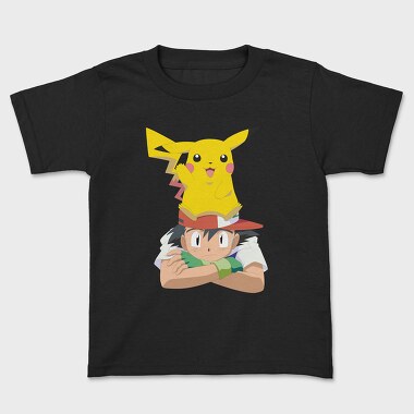 Cartoon Retro Pokemon 1, Tricou Copii