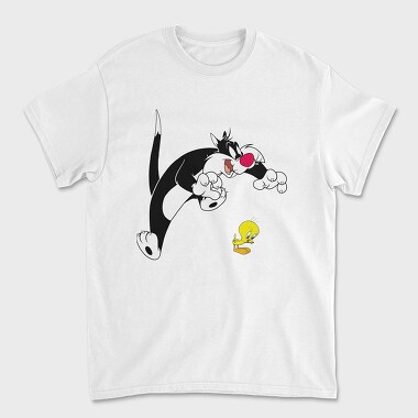 Cartoon Retro Silvestre 1, Tricou Barbati (Unisex)