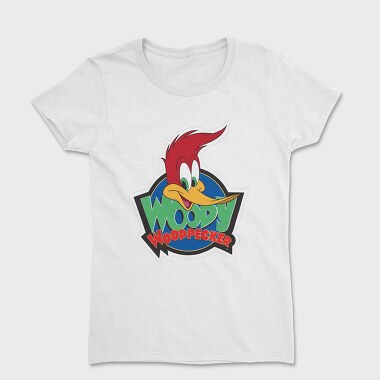 Cartoon Retro Woody Woodpecker 3, Tricou Femei