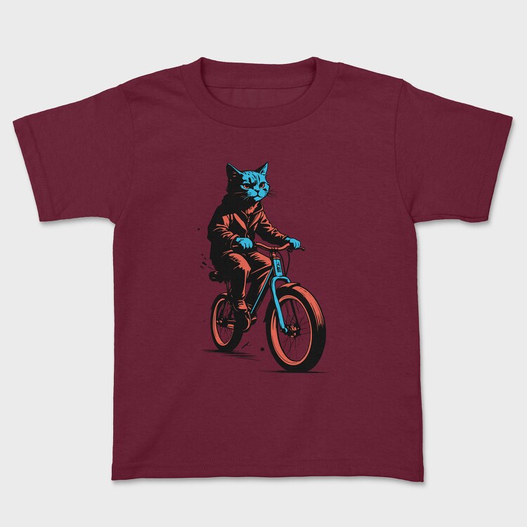 Cat on Bike, Tricou Copii