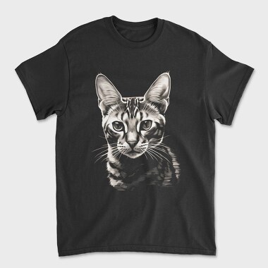 Cat Portrait, Tricou Barbati (Unisex)