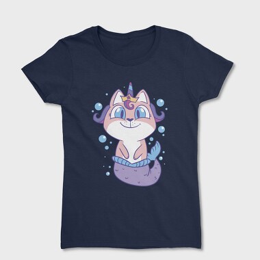 Cat Unicorn Mermaid, Tricou Femei