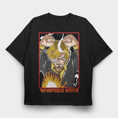 One Piece 96, Tricou Oversize Barbati (Unisex)