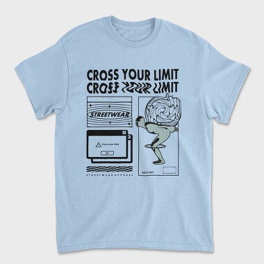 Cross Your Limits 1, Tricou Barbati (Unisex)