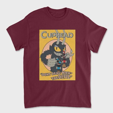 Cuphead 8, Tricou Barbati (Unisex)