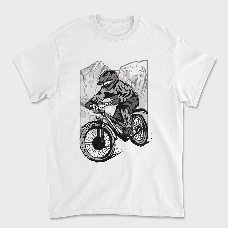 Downhill, Tricou Barbati (Unisex)