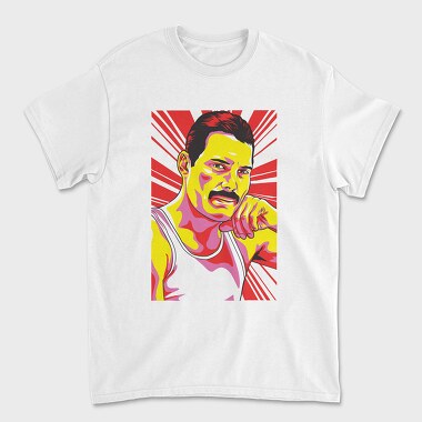 Freddie Mercury 3, Tricou Barbati (Unisex)