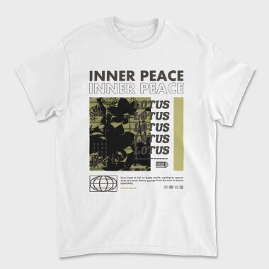 Inner Peace 1, Tricou Barbati (Unisex)