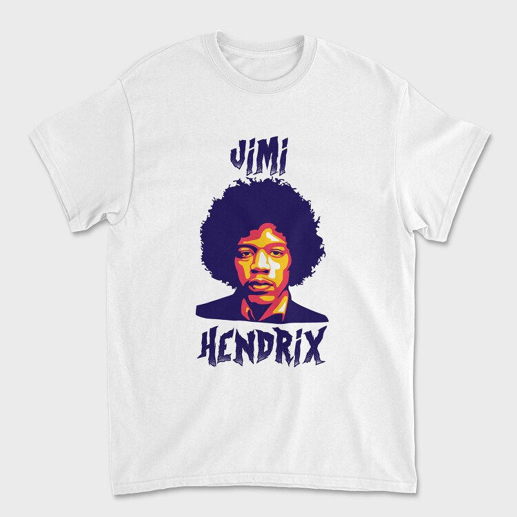 Jimi Handrix, Tricou Barbati (Unisex)