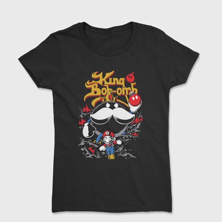 King Bob Omb Mario, Tricou Femei