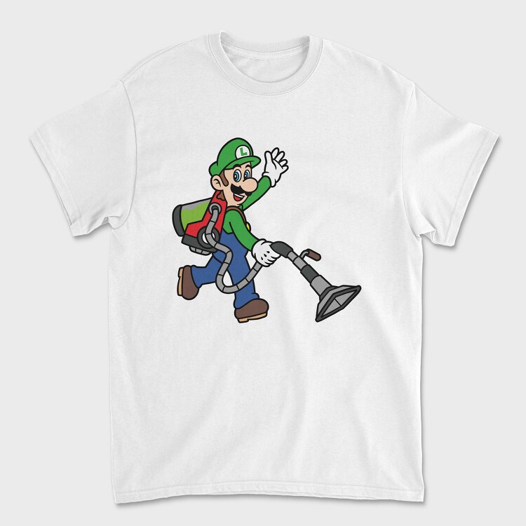 Luigi Poltergust, Tricou Barbati (Unisex)