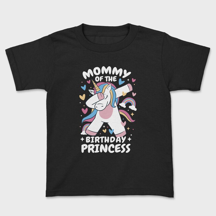 Mommy of the Birthday Princess, Tricou Copii