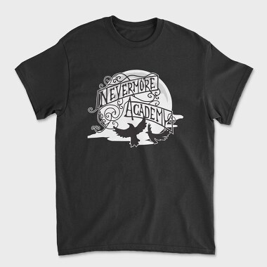 Nevermore Academy Merlina, Tricou Barbati (Unisex)