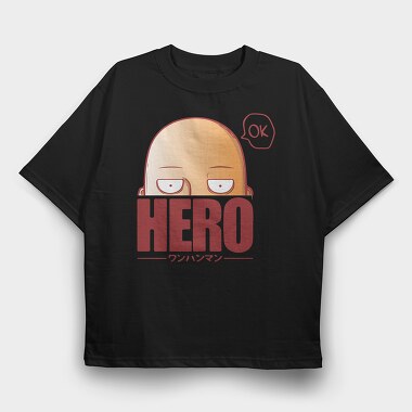 One Punch Man 3, Tricou Oversize Barbati (Unisex)