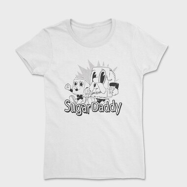 Sugar Daddy Cartoon Old, Tricou Femei