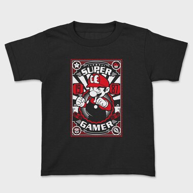 Super Gamer 1987 Mario, Tricou Copii