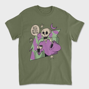 Supportive Skeleton Doing Great, Tricou Barbati (Unisex)