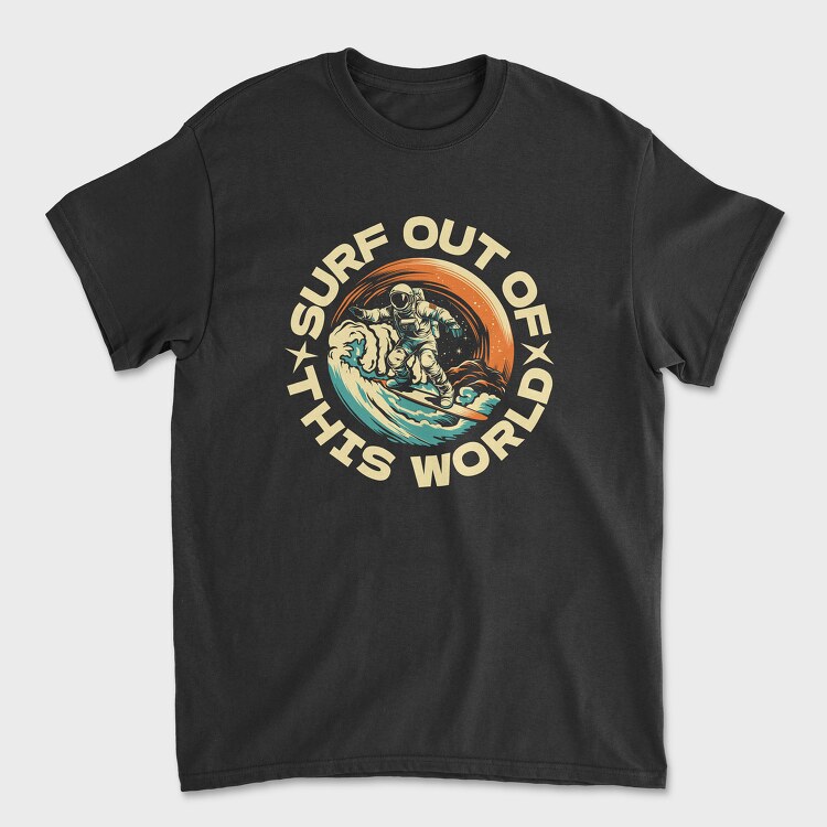 Surf Out of This World, Tricou Barbati (Unisex)