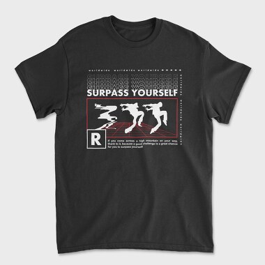 Surpass Yourself 2, Tricou Barbati (Unisex)