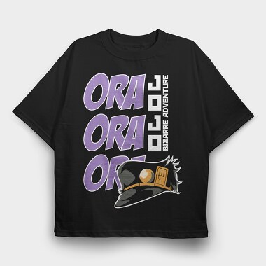 Ora Ora Ora, Tricou Oversize Barbati (Unisex)