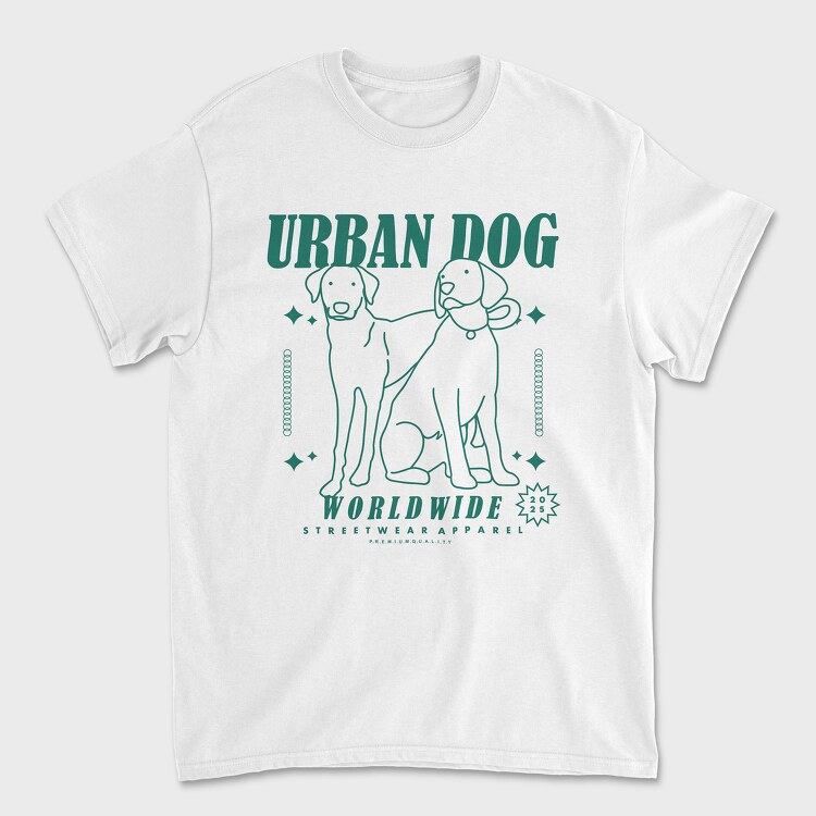 Urban Dog 2, Tricou Barbati (Unisex)