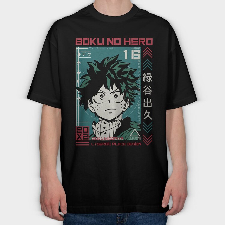 My Hero Academia 23, Tricou Oversize Barbati (Unisex)