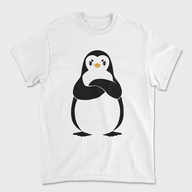 Angry Pinguin, Tricou Barbati (Unisex)