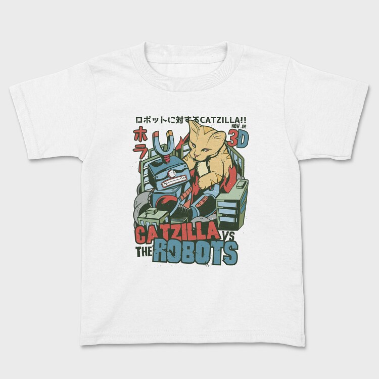 Catzilla vs Robot, Tricou Copii