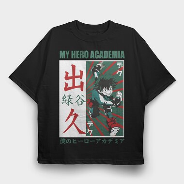 My Hero Academia 24, Tricou Oversize Barbati (Unisex)