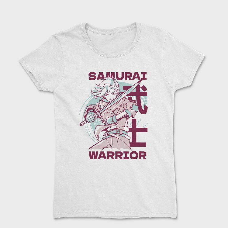 Anime Samurai Warrior, Tricou Femei