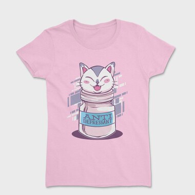 Antidepressant Cat, Tricou Femei