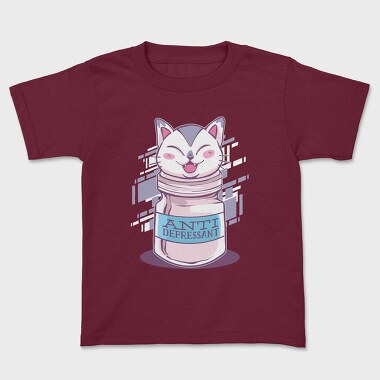 Antidepressant Cat, Tricou Copii