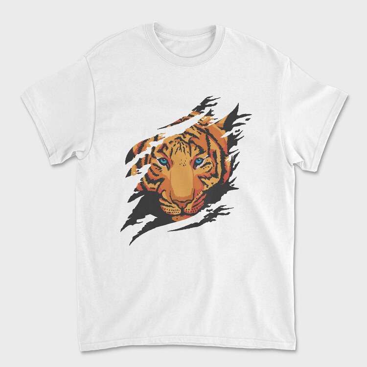 Tiger Ripped, Tricou Barbati (Unisex)