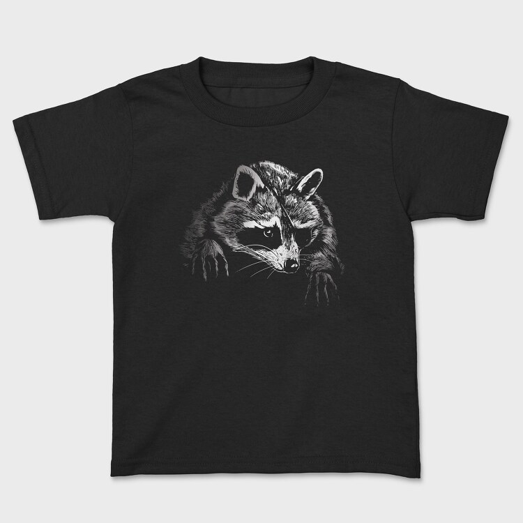 Eyepatch Raccoon, Tricou Copii