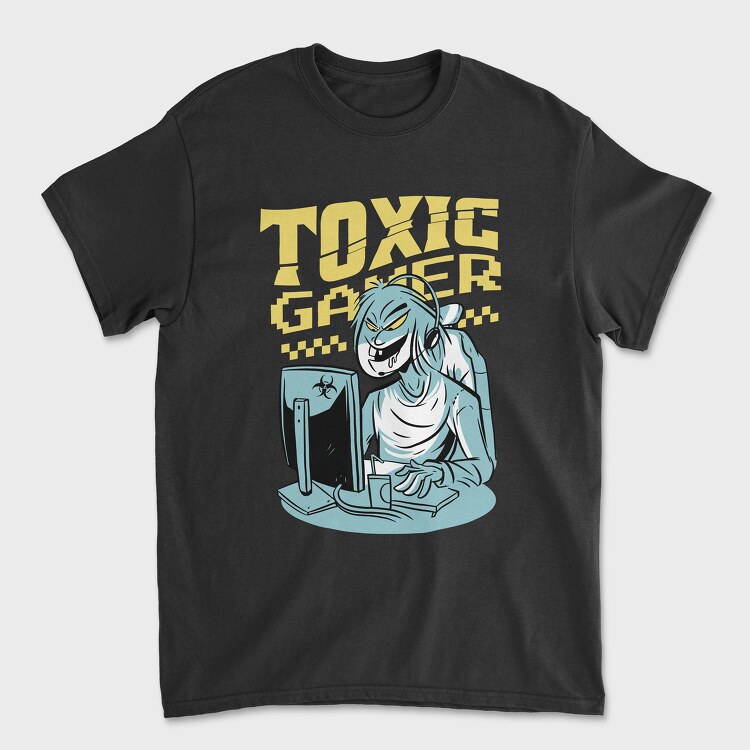 Toxic Gamer, Tricou Barbati (Unisex)