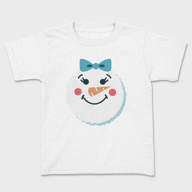 Christmas Snowman Faces 2, Tricou Copii