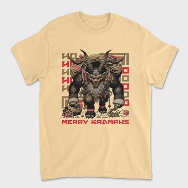 Trend Merry Krampus Japanese, Tricou Barbati (Unisex)