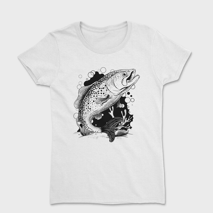 Fish Illustration, Tricou Femei