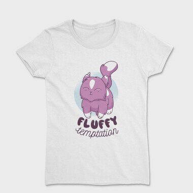 Fluffy Cat, Tricou Femei