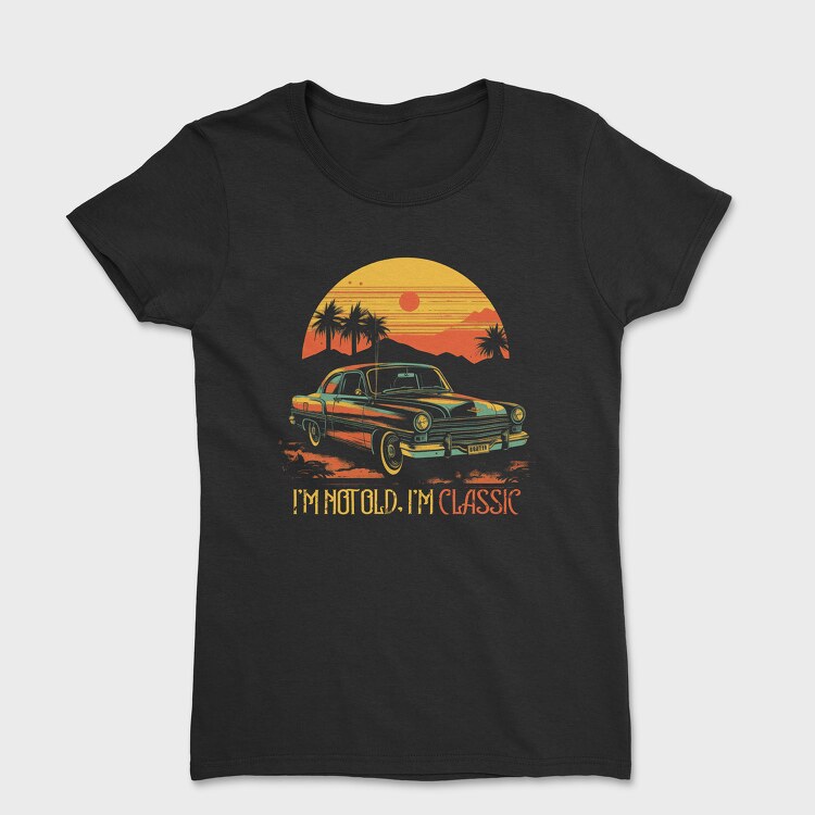 Classic Vintage Car, Tricou Femei