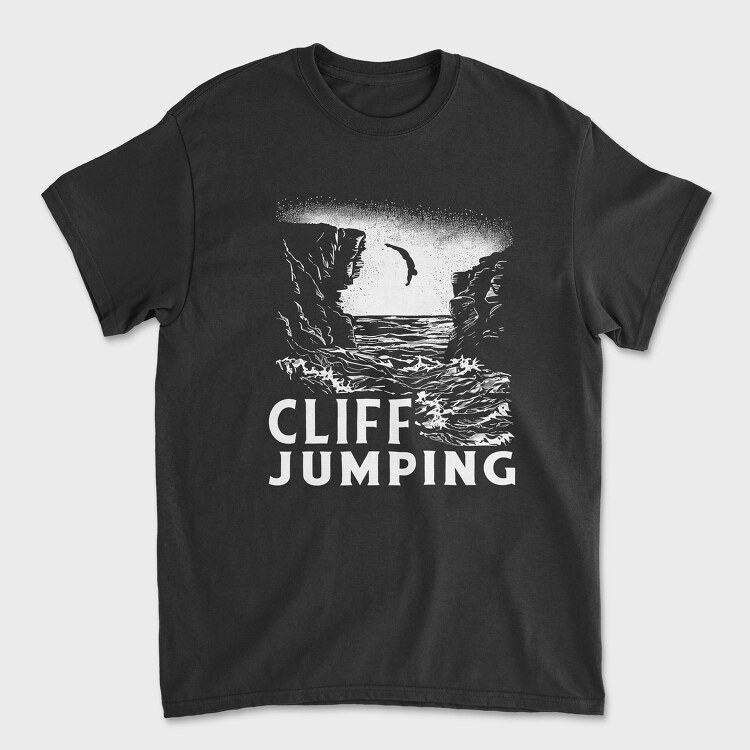 Cliff Jumping, Tricou Barbati (Unisex)