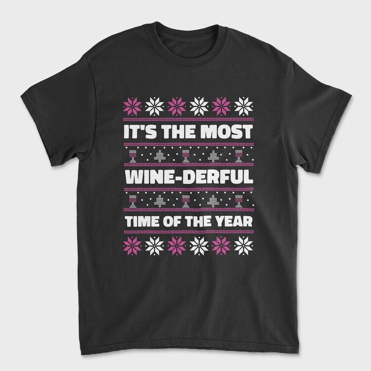 Ugly Sweater Wine, Tricou Barbati (Unisex)