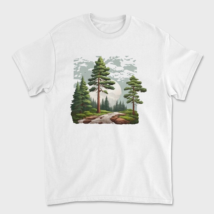 Forest Hiking, Tricou Barbati (Unisex)