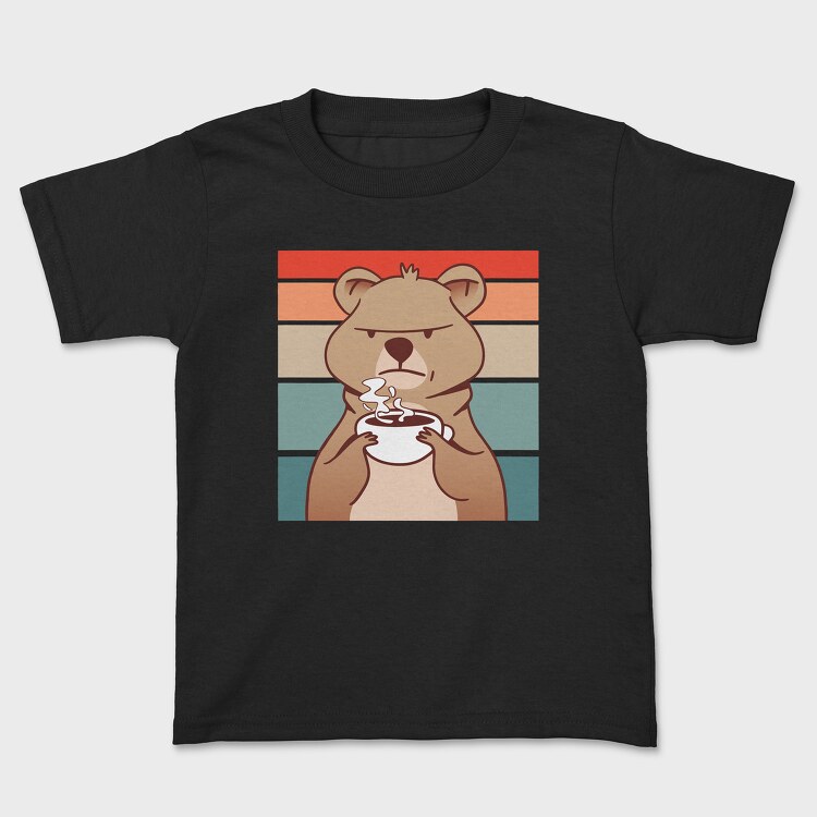 Coffee Grumpy Quokka, Tricou Copii